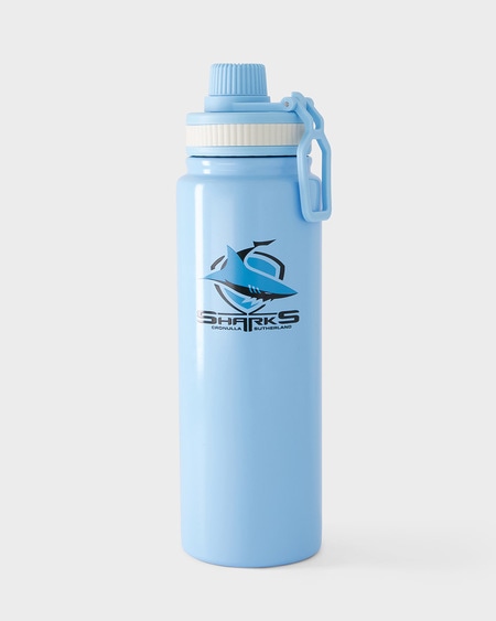 Sharks NRL Stainless Steel Water Bottle Sharks NRL Stainless Steel Water Bottle
