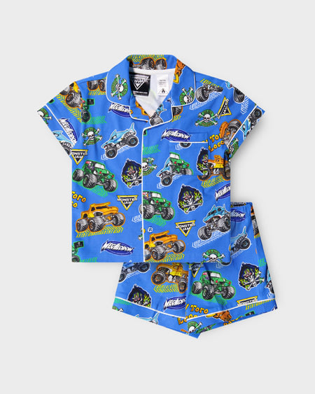 Boys 2-7 Monster Jam Pyjama Set Boys 2-7 Monster Jam Pyjama Set