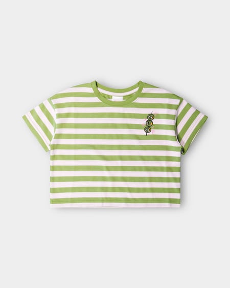 Toddler Girls Embroidered Boxy Tee Toddler Girls Embroidered Boxy Tee