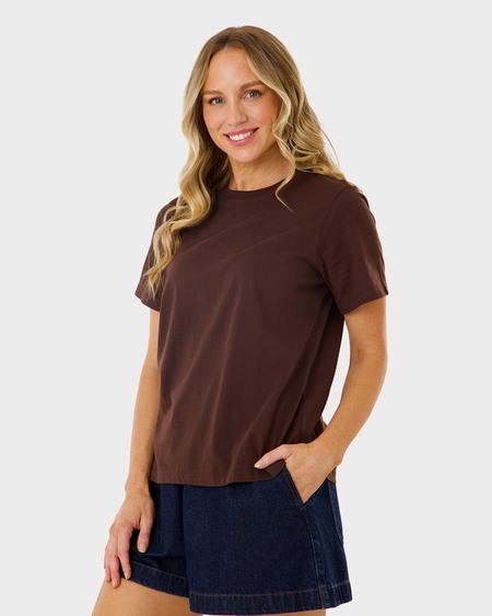 Womens Cotton Boxy Tee Womens Cotton Boxy Tee