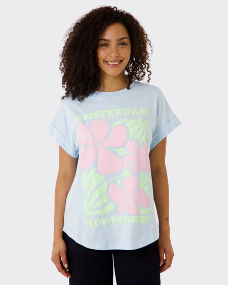Womens Longline Printed Tee Womens Longline Printed Tee