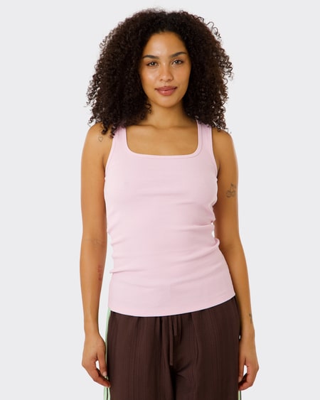 Womens Scoop Neck Rib Tank Womens Scoop Neck Rib Tank