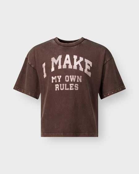 Girls Acid Wash Foil Tee Girls Acid Wash Foil Tee
