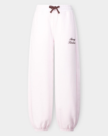 Girls Balloon Fleece Trackpant Girls Balloon Fleece Trackpant