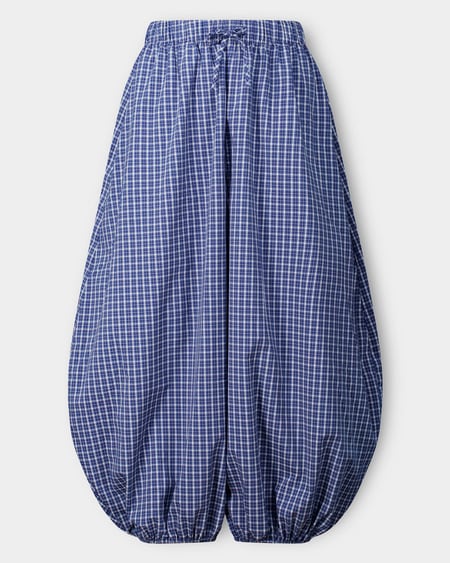 Girls Balloon Check Pant Girls Balloon Check Pant
