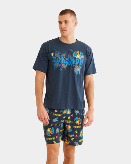 Mens Pokemon Short Sleeve License Pj Mens Pokemon Short Sleeve License Pj
