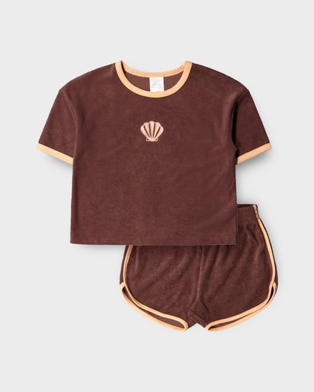 Toddler Girls Two Piece Tee And Short Set Toddler Girls Two Piece Tee And Short Set