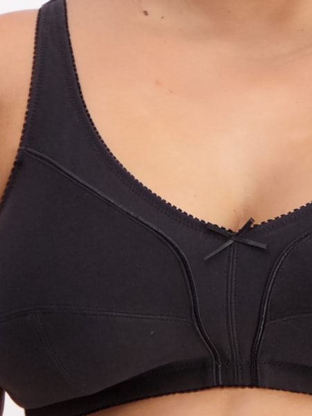 FULLER FIGURE CLARE COTTON WIREFREE BRA FULLER FIGURE CLARE COTTON WIREFREE BRA