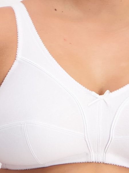 FULLER FIGURE CLARE COTTON WIREFREE BRA FULLER FIGURE CLARE COTTON WIREFREE BRA